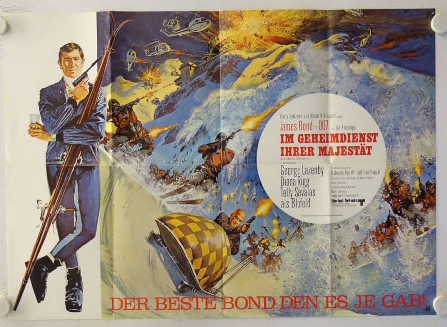 On Her Majestys Secret Service original release german movie poster